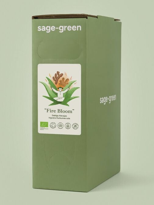 100% organic Aloe vera, turmeric and ginger juice for immunity